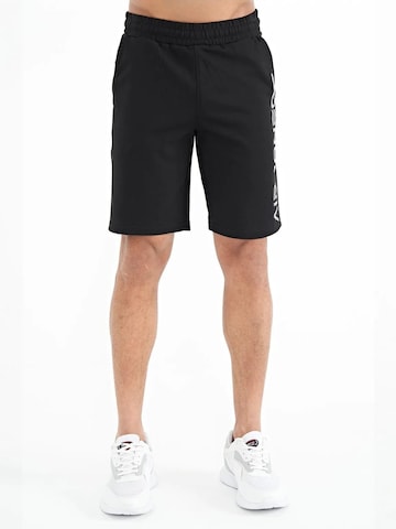 Regular Pantalon Tommy Life en noir : devant