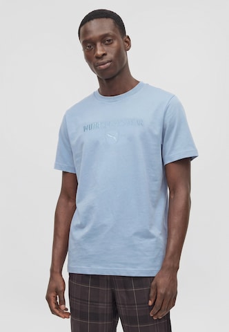 PUMA Тениска 'CLASS' в синьо: отпред