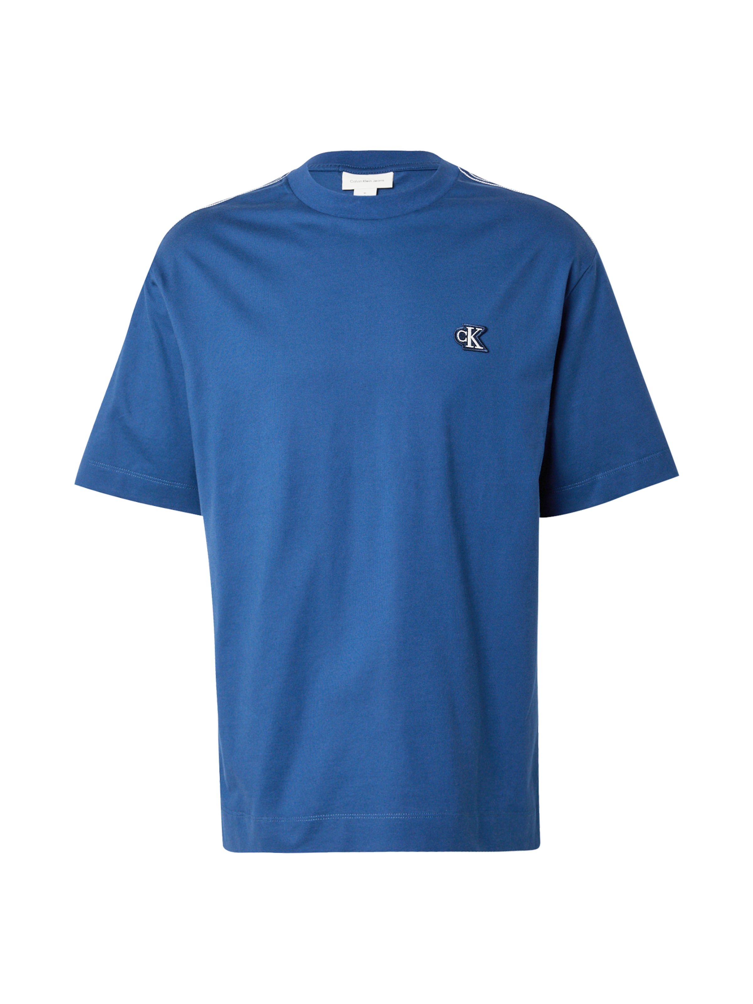 Calvin Klein Jeans Koszulka w kolorze niebieski: przód