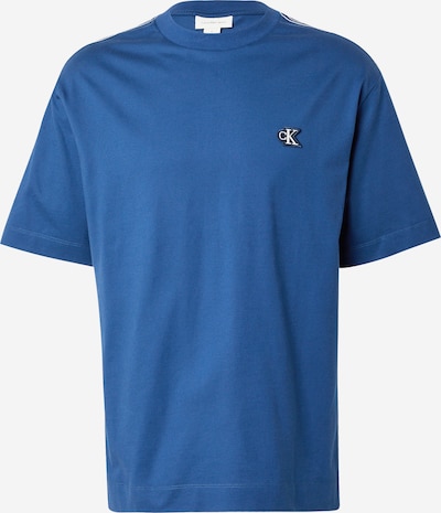 Marškinėliai iš Calvin Klein Jeans, spalva – mėlyna / balta, Prekių apžvalga