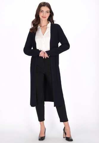 usha BLACK LABEL Gebreid vest in Blauw