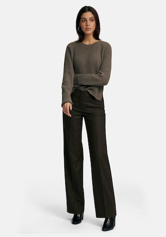 Peter Hahn Wide leg Broek in Bruin