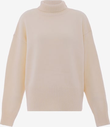 aleva Sweater in White: front