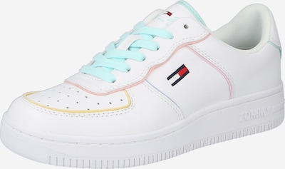 Tommy Jeans Låg sneaker i aqua / vit, Produktvy