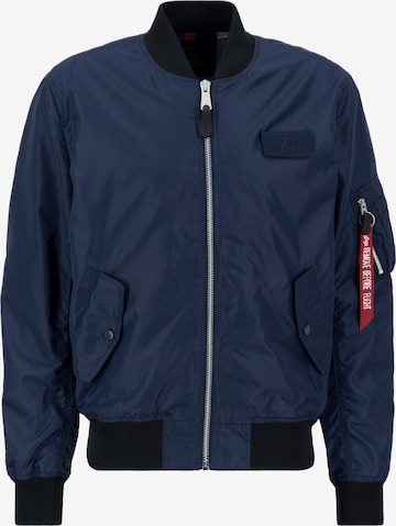 ALPHA INDUSTRIES Kurtka przejściowa w kolorze niebieski: przód