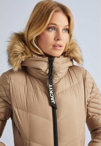JACK1T Winter Coat in Beige