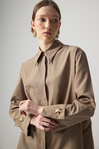 Touche Prive Blouse in Bruin