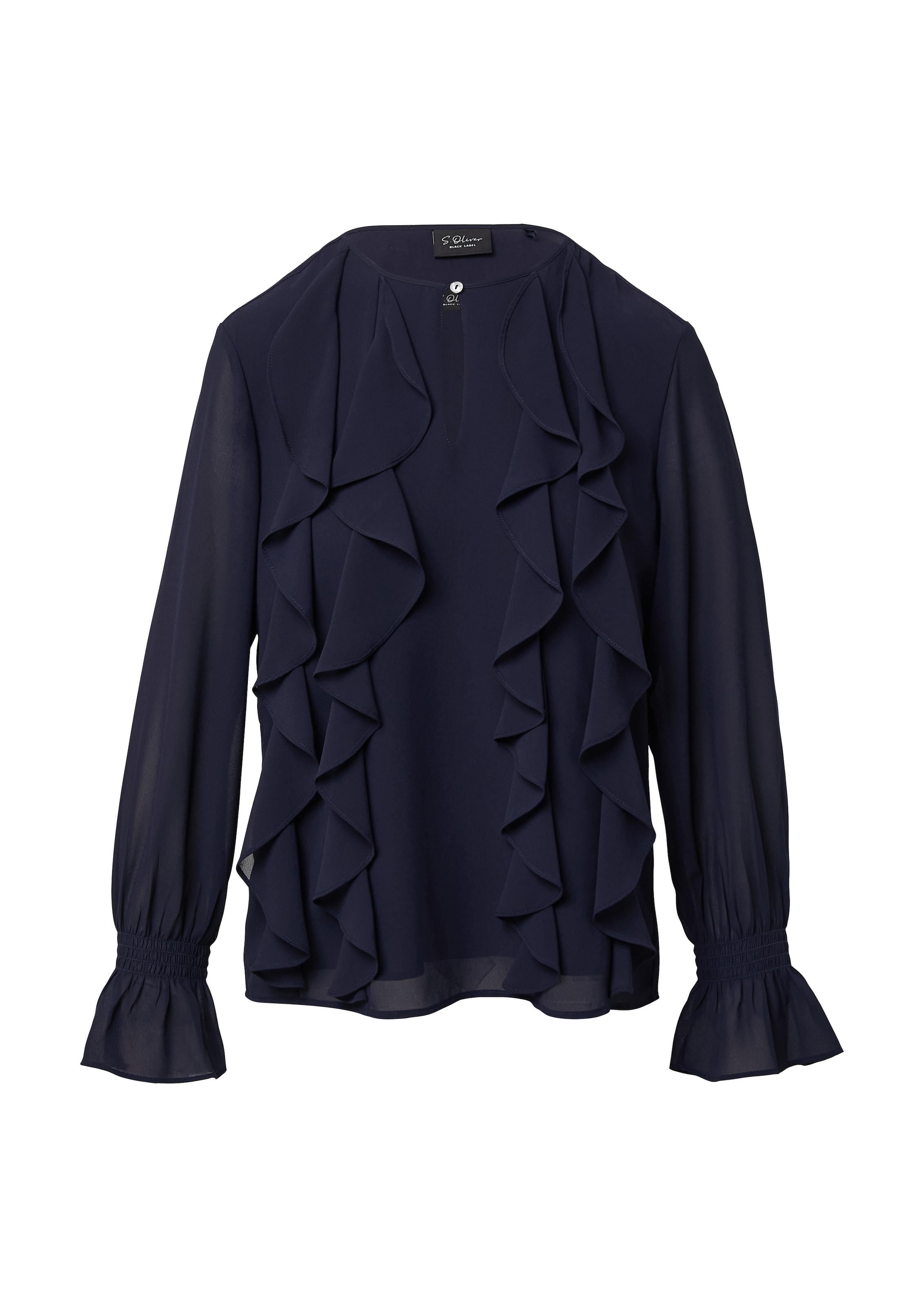 Chemisier s.Oliver BLACK LABEL en bleu : devant