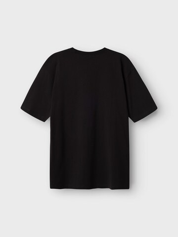 NAME IT Shirt 'Zurück in die Zukunft' in Black
