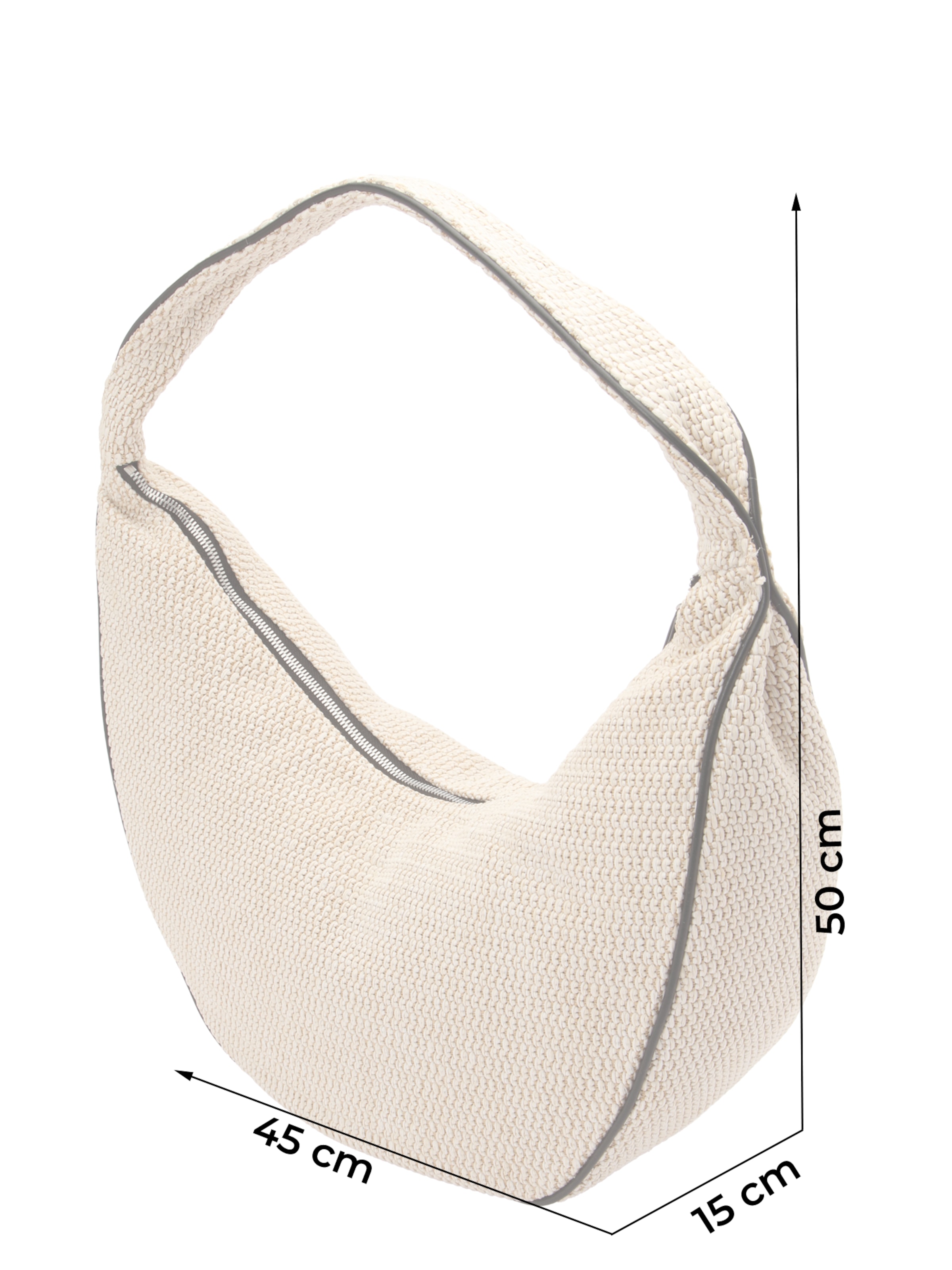 Calvin Klein Skuldertaske i beige: forside