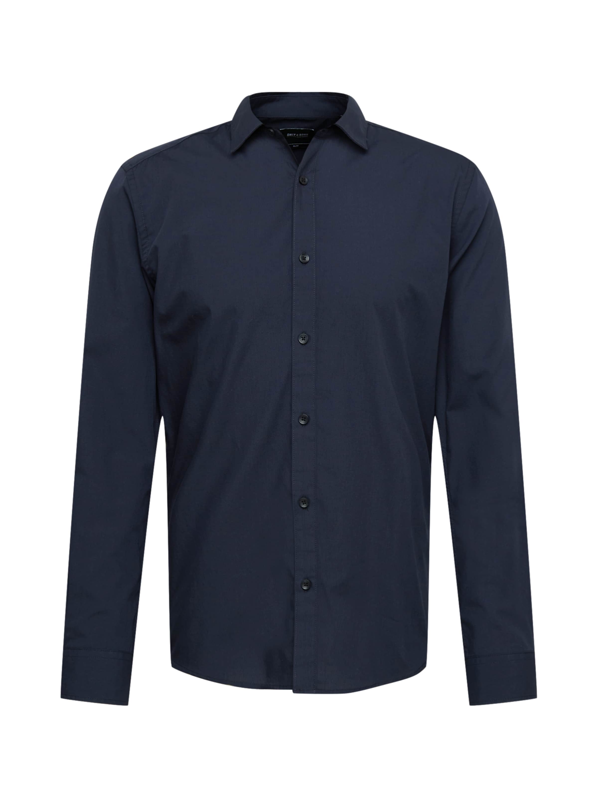 Only & Sons Slim fit Overhemd 'ONSSane' in Blauw: voorkant