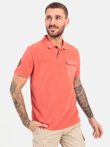 CAMEL ACTIVE Poloshirt in Orange: Vorderseite