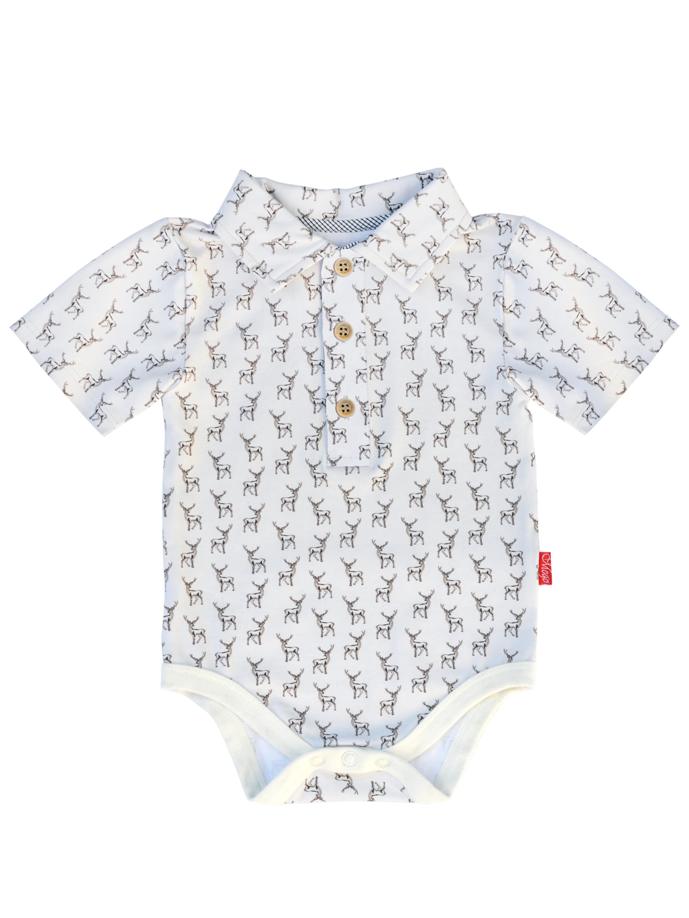 Mogo Romper/Bodysuit 'Hörnle' in Beige: front