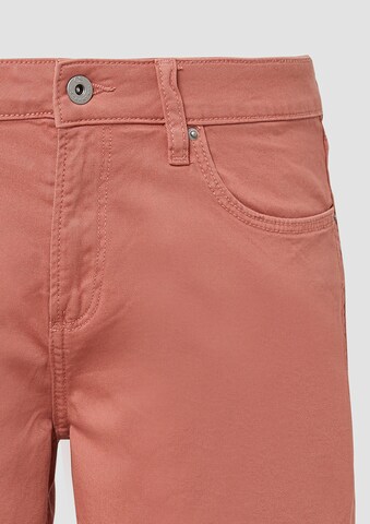 QS Slimfit Shorts 'Catie' in Orange