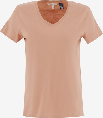 Organication T-Shirt in Beige: Vorderseite