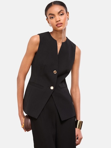 Lipsy Γιλέκο κουστουμιού σε μαύρο: μπροστά