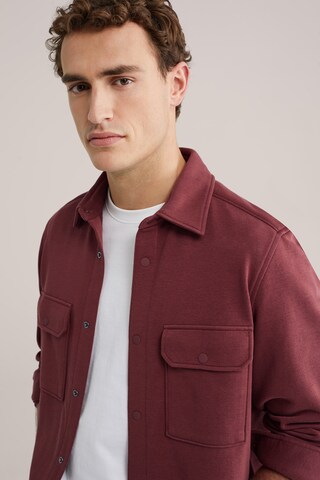 WE Fashion Regular fit Πουκάμισο σε κόκκινο