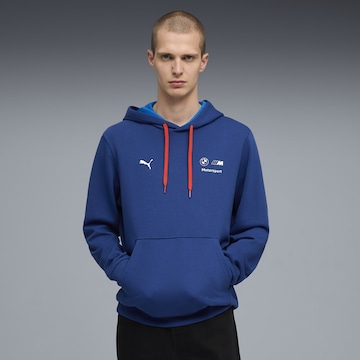 PUMA Sweatshirt 'BMW M Motorsport Essentials' in Blau: Vorderseite