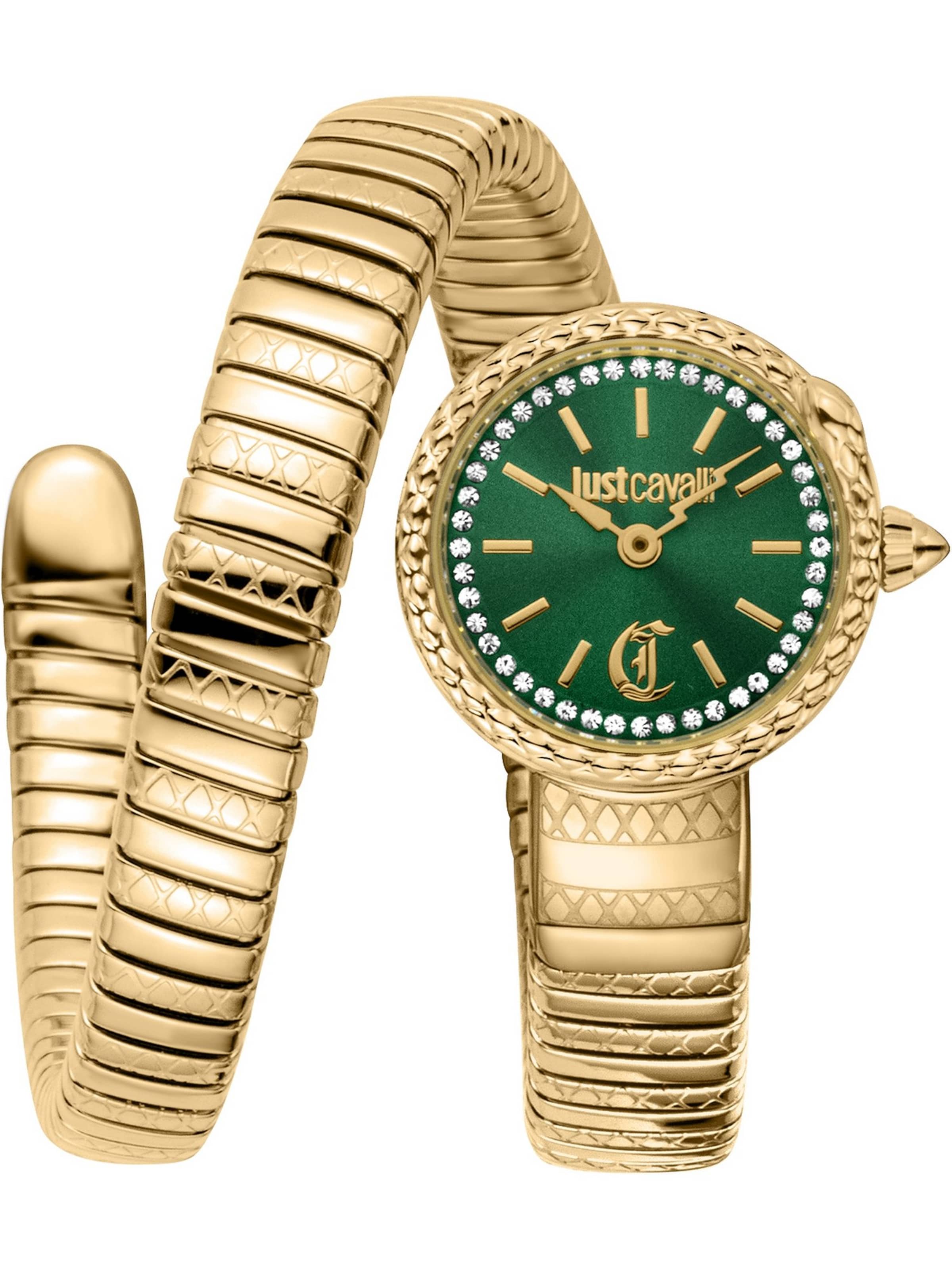 Just Cavalli Uhr in Gold: Vorderseite