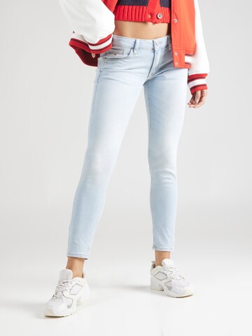 Skinny Jeans 'SCARLETT LOW RISE SKINNY' de la Tommy Jeans pe albastru: față