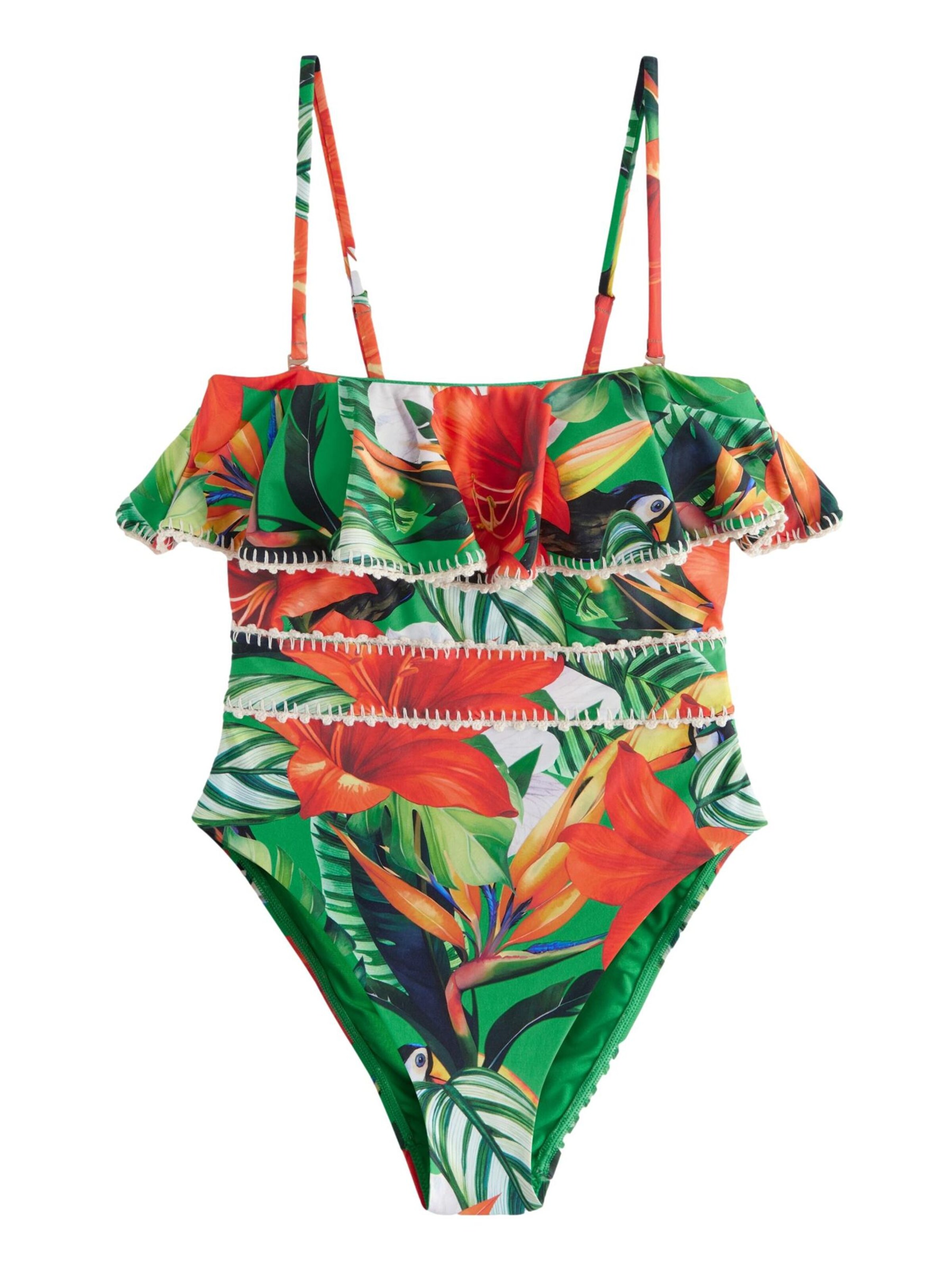 Next Bustier Strój kąpielowy w kolorze mieszane kolory: przód