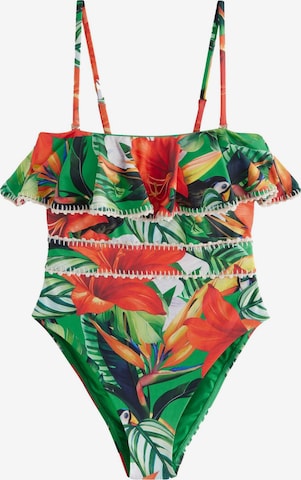 Next Bustier Uimapuku värissä monivärinen: etupuoli