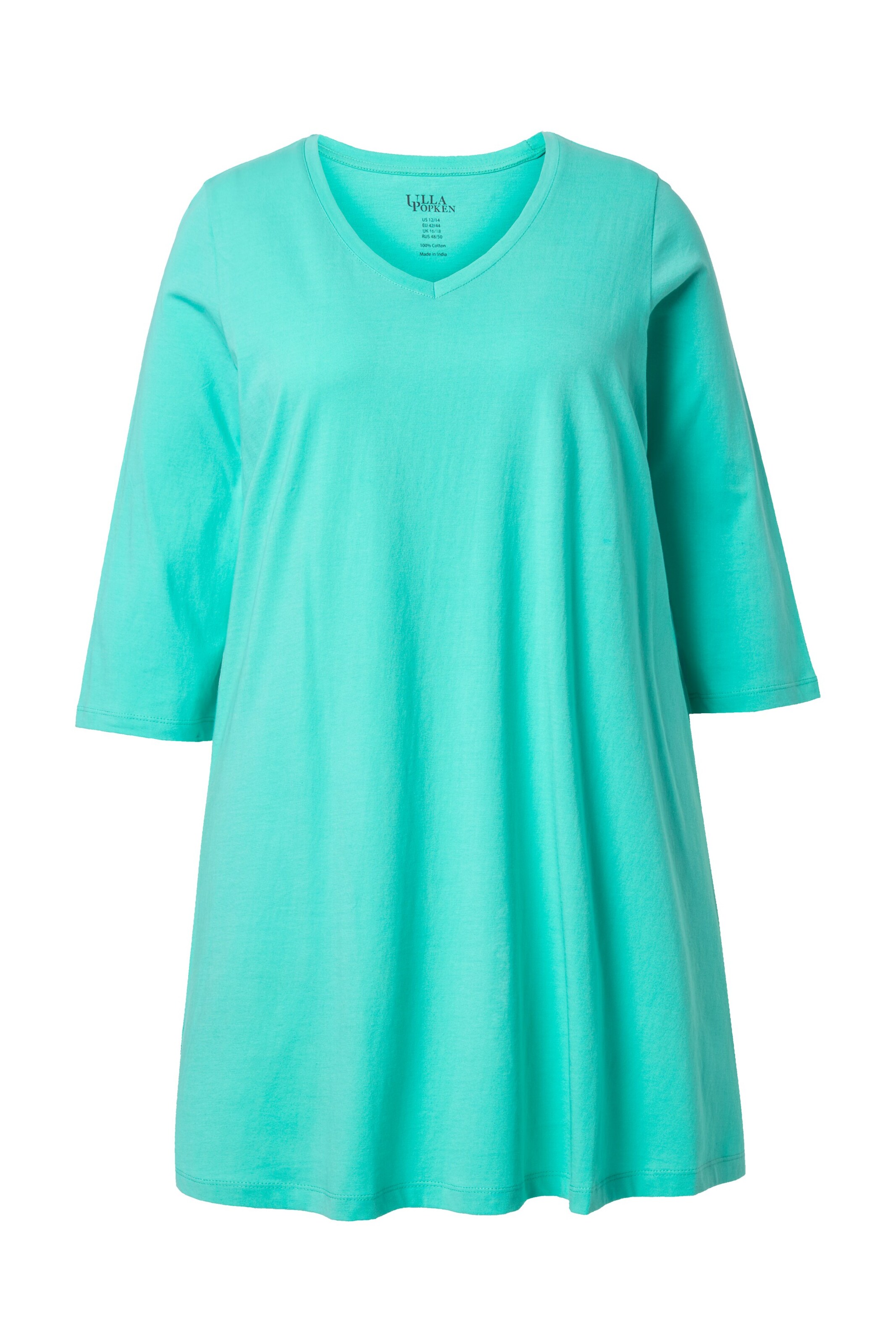 Ulla Popken Shirt in Groen: voorkant