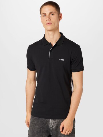 BOSS Green - Camiseta 'Paule 2' en negro: frente