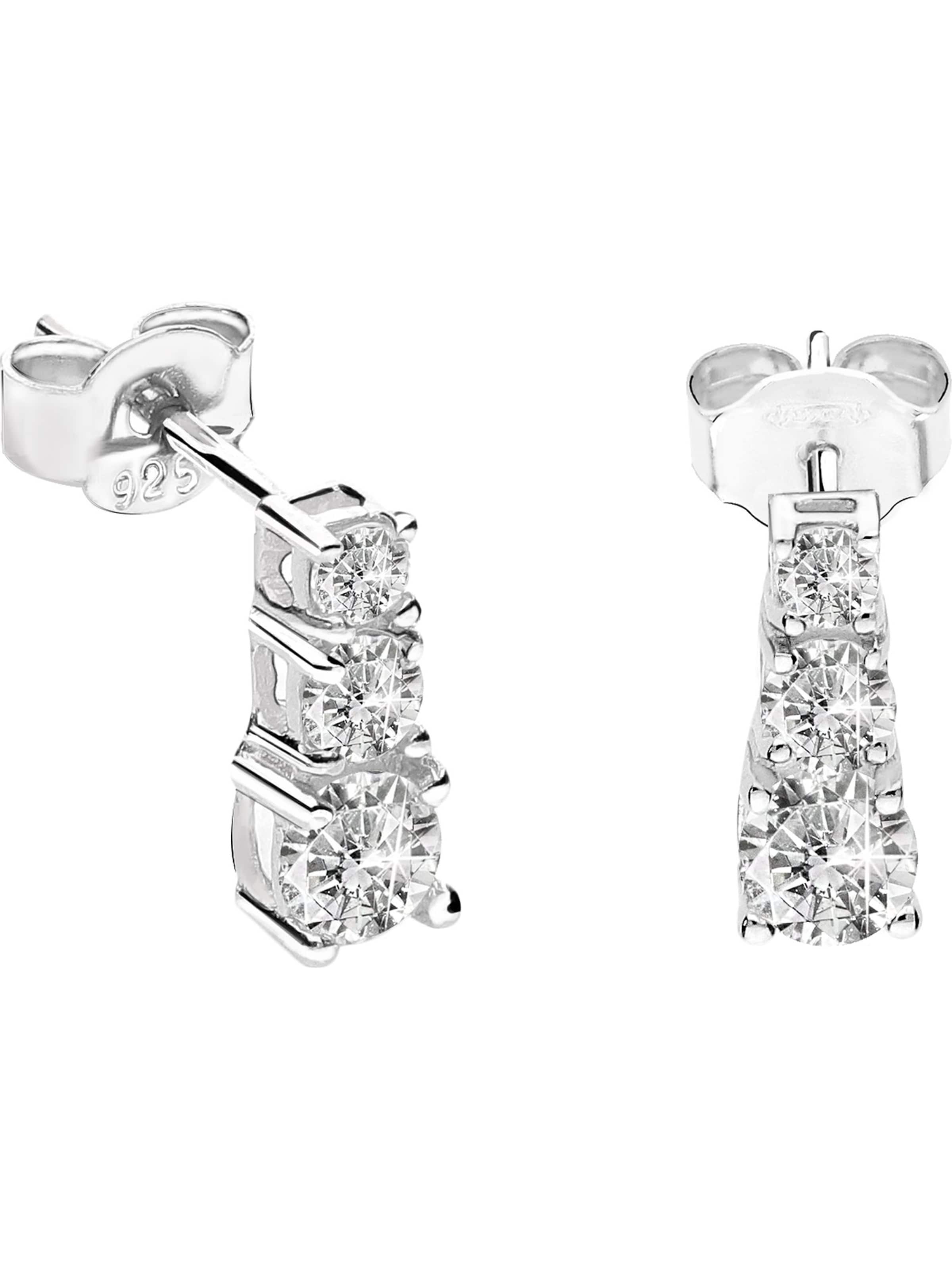 FAVS Earrings in Silver: front