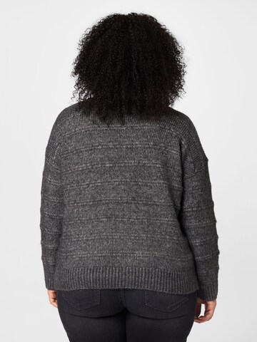 ONLY Carmakoma Strickjacke 'CELINA' in Grau