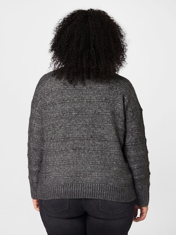 ONLY Carmakoma Knit cardigan 'CELINA' in Grey