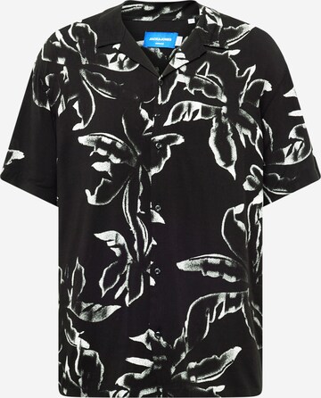 Coupe regular Chemise 'JEFF' JACK & JONES en noir : devant