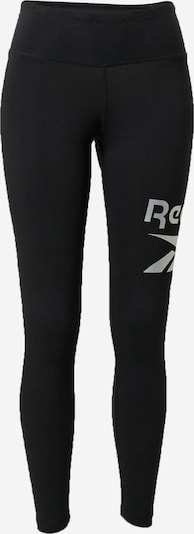 Sportinės kelnės iš REEBOK , spalva - juoda / sidabrinė, Prekių apžvalga