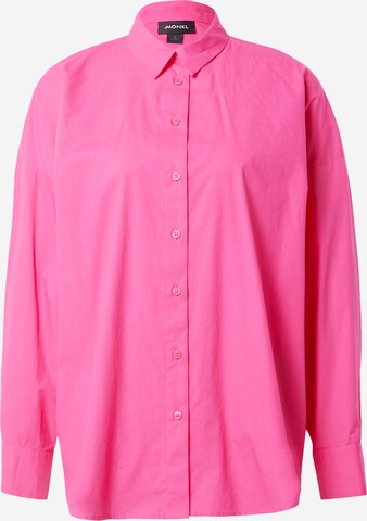 Chemisier Monki en rose : devant