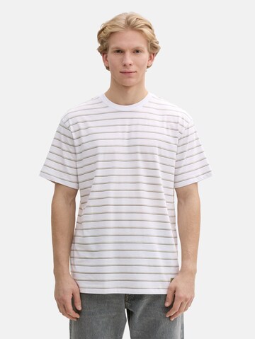 TOM TAILOR DENIM Shirt in White: front