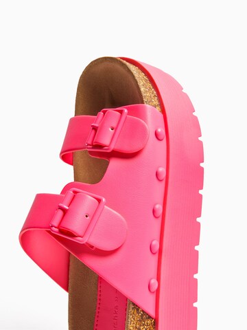 Bershka Mules in Pink