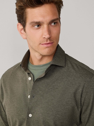 Coupe regular Chemise Hackett London en vert