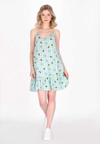 MYMO - Vestido de verano 'Spring Summer' en azul