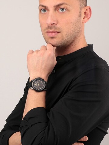 Maserati Analog watch in Black: front