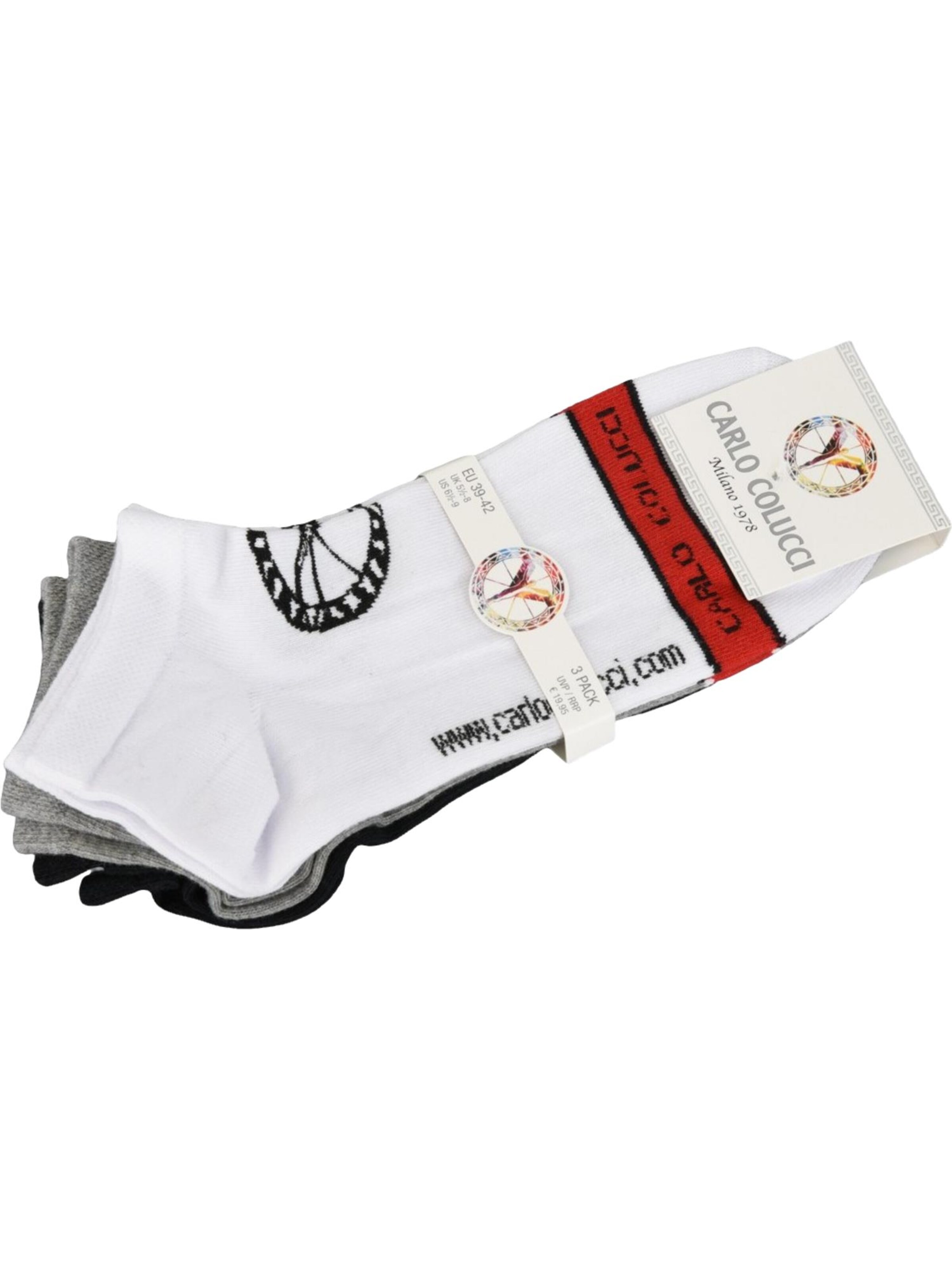 Carlo Colucci Socken 'Centaro' in Grau