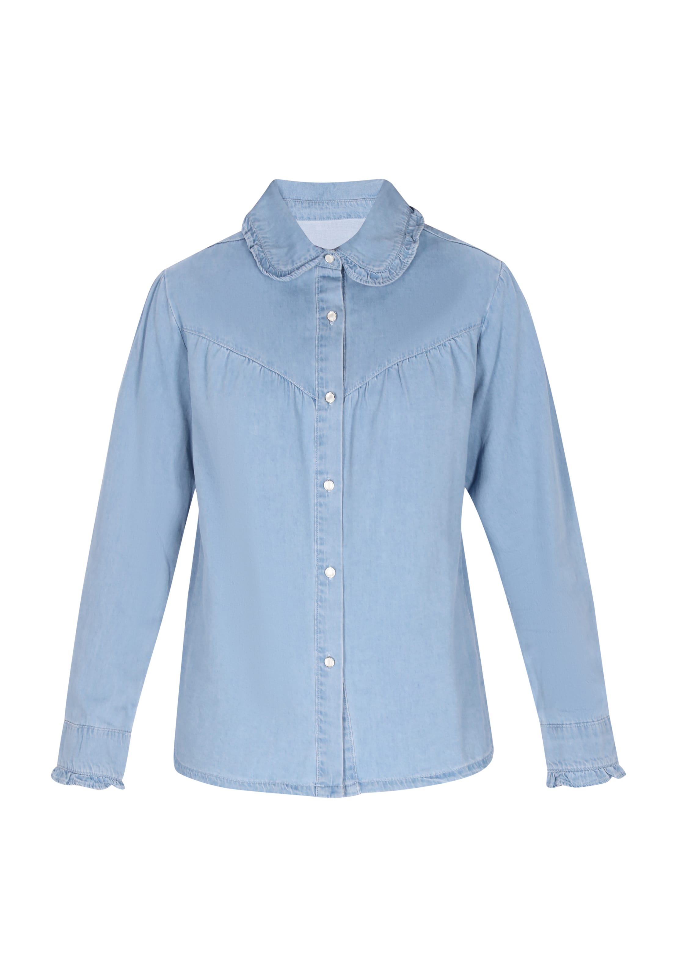 faina Blouse 'Fashion Look' in Blauw: voorkant