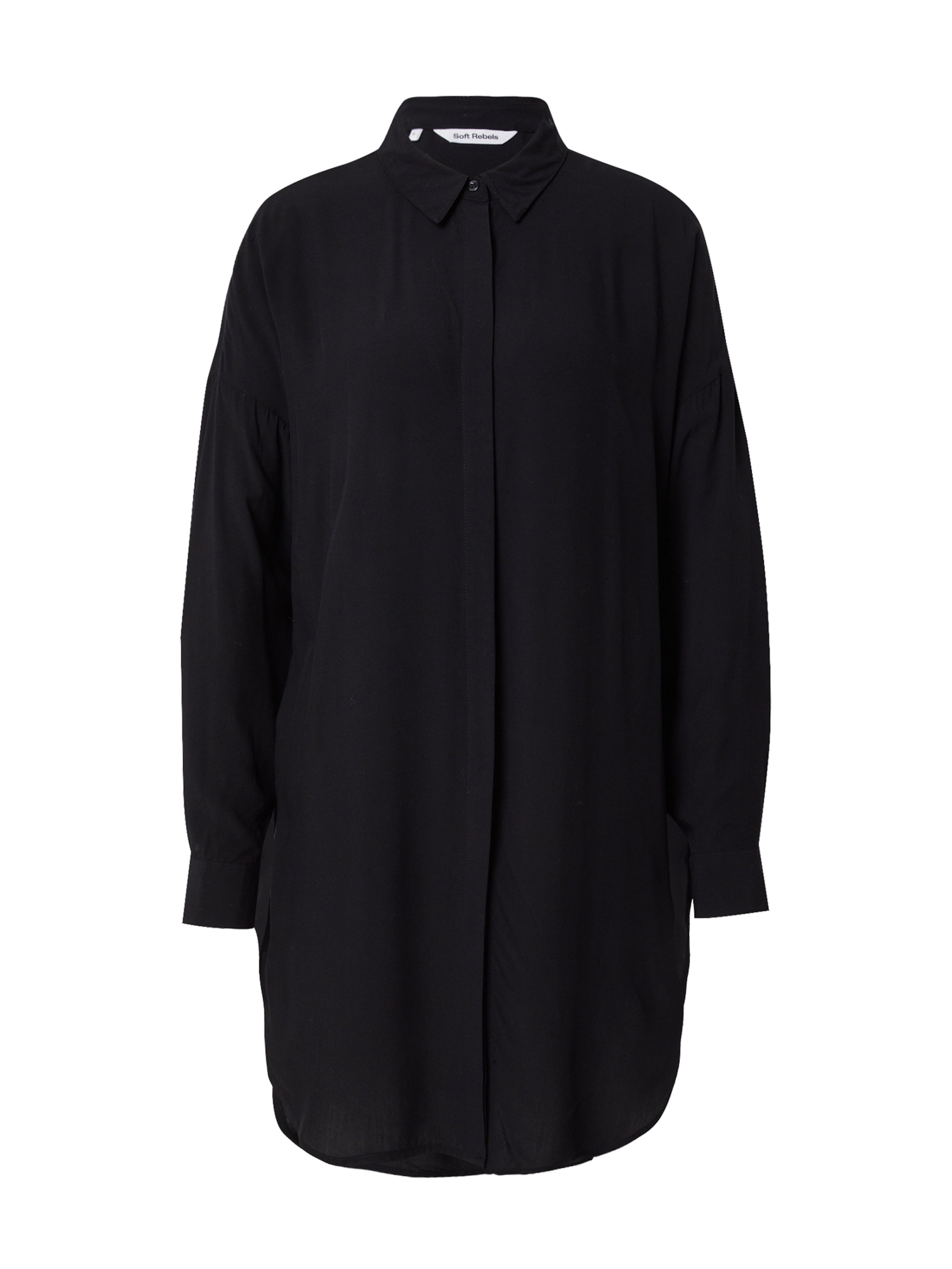 Soft Rebels Μπλούζα 'FREEDOM' σε μαύρο: μπροστά