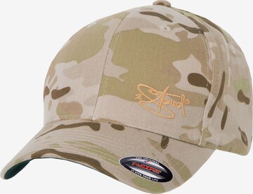 2Stoned Cap 'Flexfit Multicam' in Green: front
