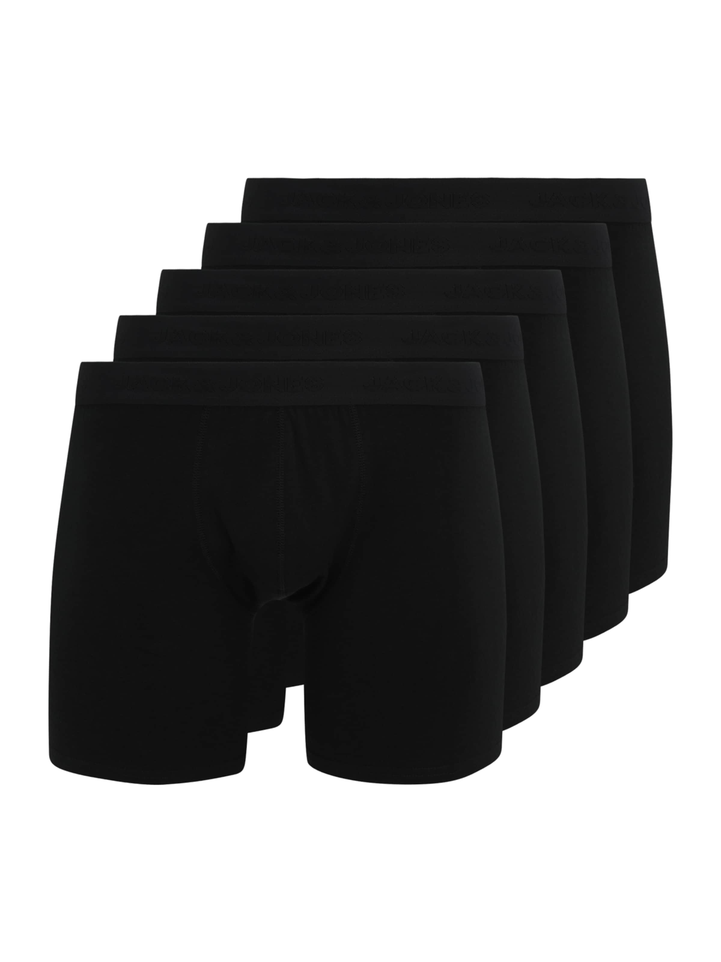 Jack & Jones Plus Boxer shorts in Black: front