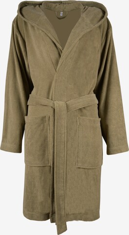 MY HOME Long Bathrobe in Green: front