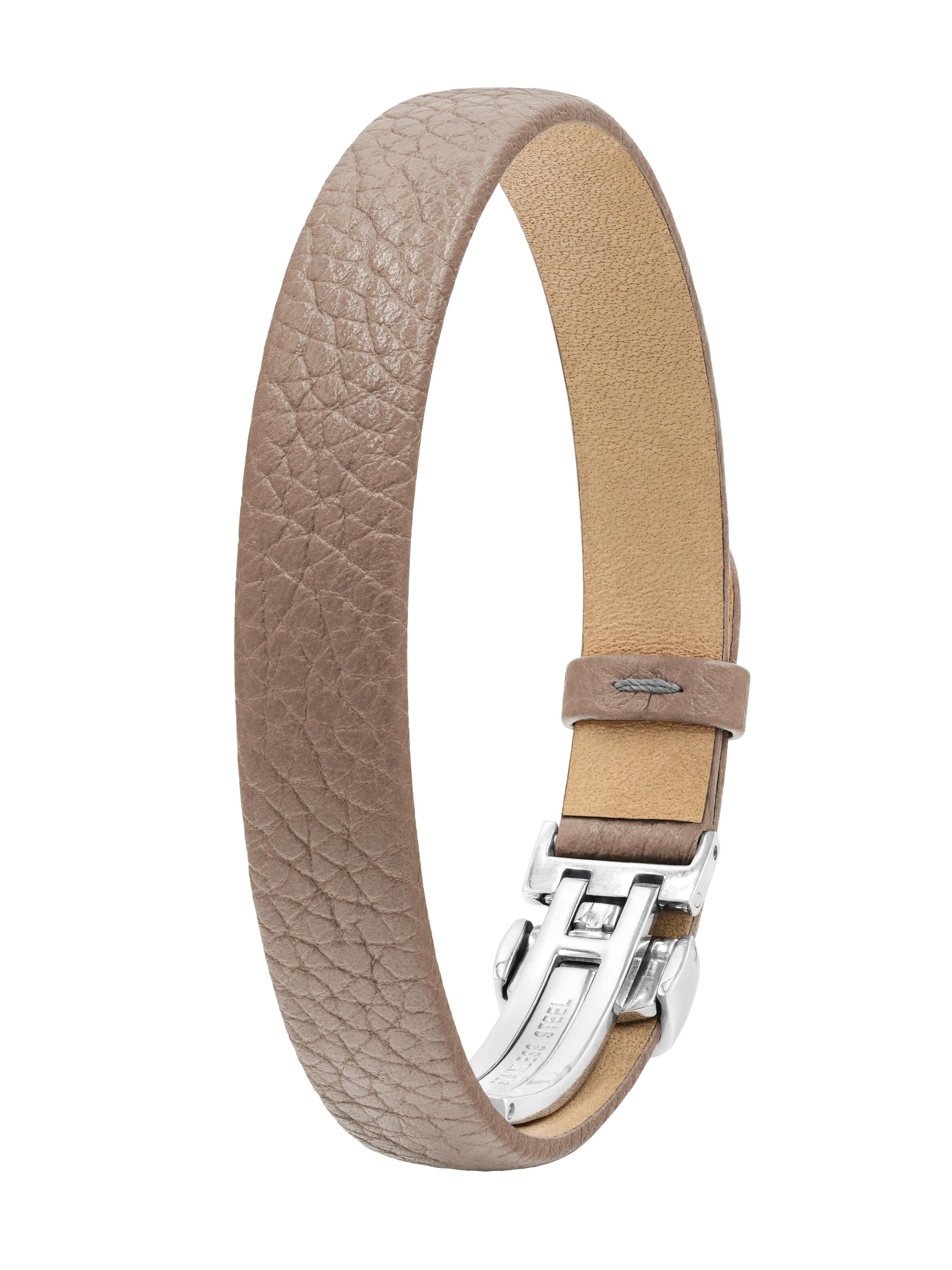 NiMa Atelier - Pulsera 'SETH' en gris: frente
