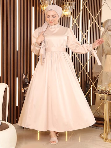 MODAMIHRAM Jurk in Beige