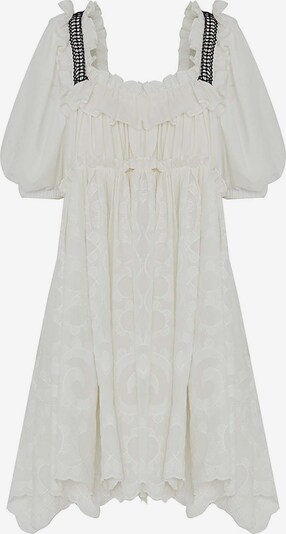 NOCTURNE Summer dress 'Elvina' in Black / Off white, Item view