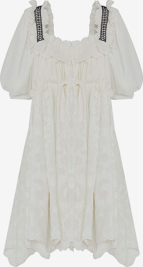 NOCTURNE Ljetna haljina 'Elvina' u crna / prljavo bijela, Pregled proizvoda