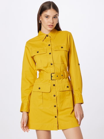 Banana Republic Košilové šaty – žlutá: přední strana